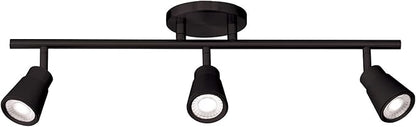 WAC Lighting, Solo 3 Light LED Energy Star Fixed Rail 3000K in Black