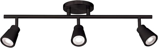 WAC Lighting, Solo 3 Light LED Energy Star Fixed Rail 3000K in Black