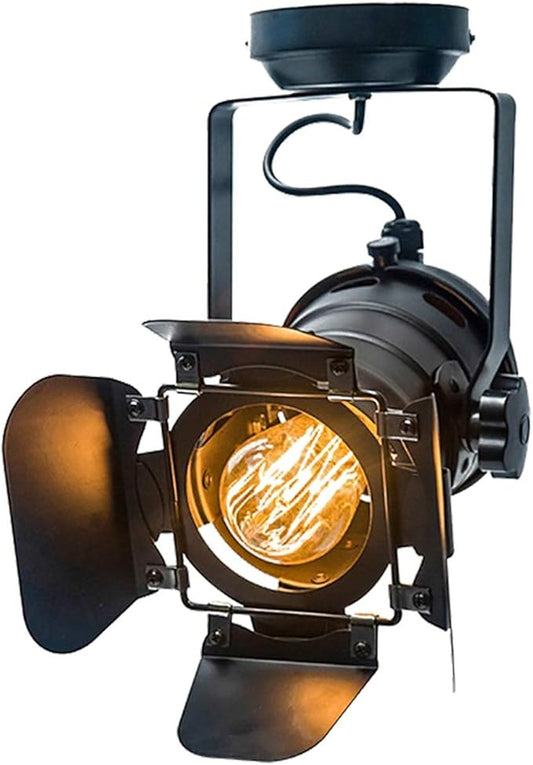 E26 Loft Industrial Ceiling Spots Spotlight Fixture LED Metal Track lamp Ceiling Lights Lamp for Living Room Pub Bar Cafe