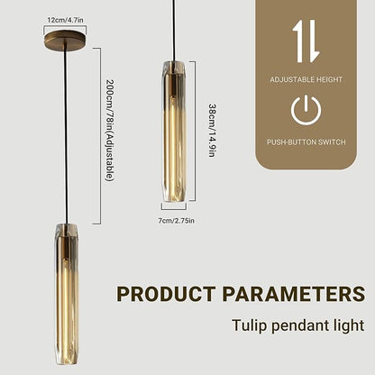 Pendant Lights Kitchen Island Pendant Lights Pendant Light fixtures Kitchen Pendant Light pendent Light 15" Amber Crystal lampshade Island Pendant Lights for Kitchen