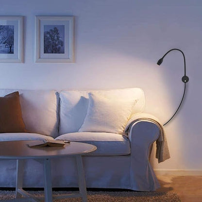 Adust Bedside Reading Light for Bed, Bed Wall Mounted Reading Light, 3W LED Touch Dimmable Brightness Minimalist Wall Headboard Reading Lamp, 3 Colour Temperature, 3000k, 4000k, 6000k