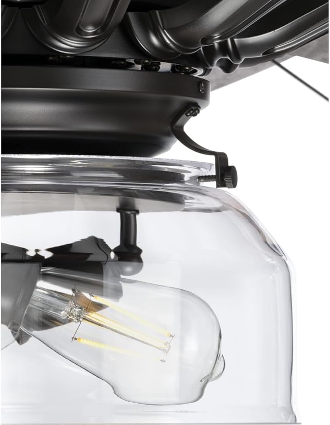 Progress Lighting Springer Collection Clear Glass Light Kit Architectural Bronze, 7.50x11.87x11.87