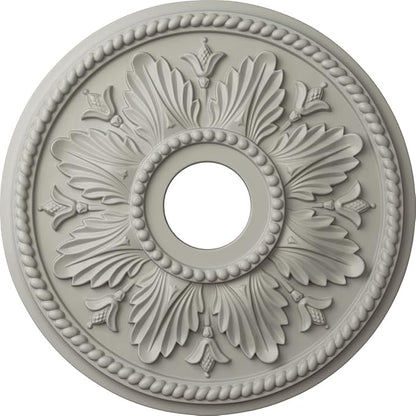 Ekena Millwork CM18ED1PCF Edinburgh Ceiling Medallion, Pot of Cream