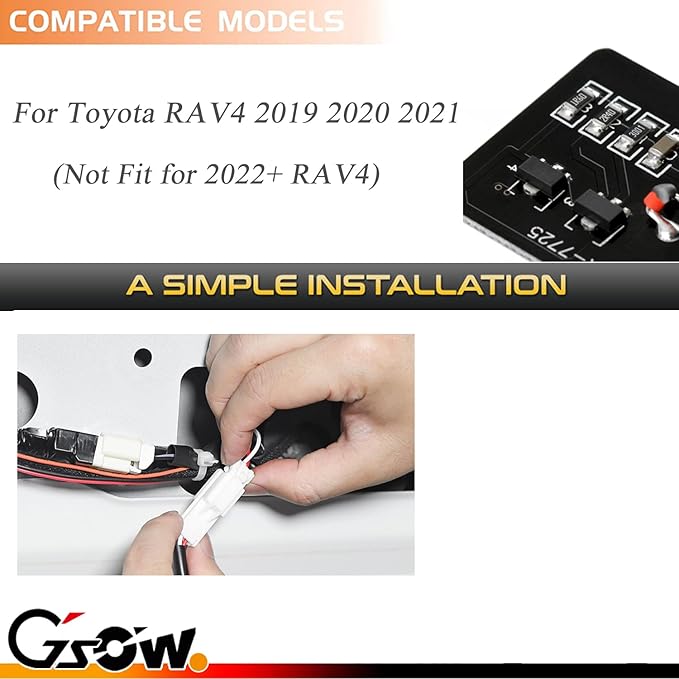 Led Luggage Compartment Light for Toyo-ta RAV4 2019 2020 2021, Cargo Lamps Decorative Atmosphere Lamp, Rav4 accessories Trunk Ceiling Lighting, 1 PC, White