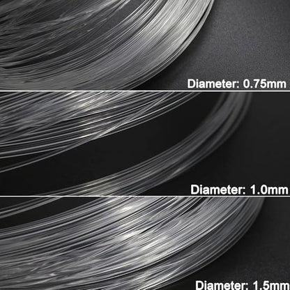 AZIMOM PMMA Plastic Mixed 375pcs 9.8ft Fiber Optic Cable Strands 0.03in/0.04/0.06in End Glow Roll Bunch Fiber String for Star Sky Roof Ceiling Decoration All Kind LED Light Engine Driver