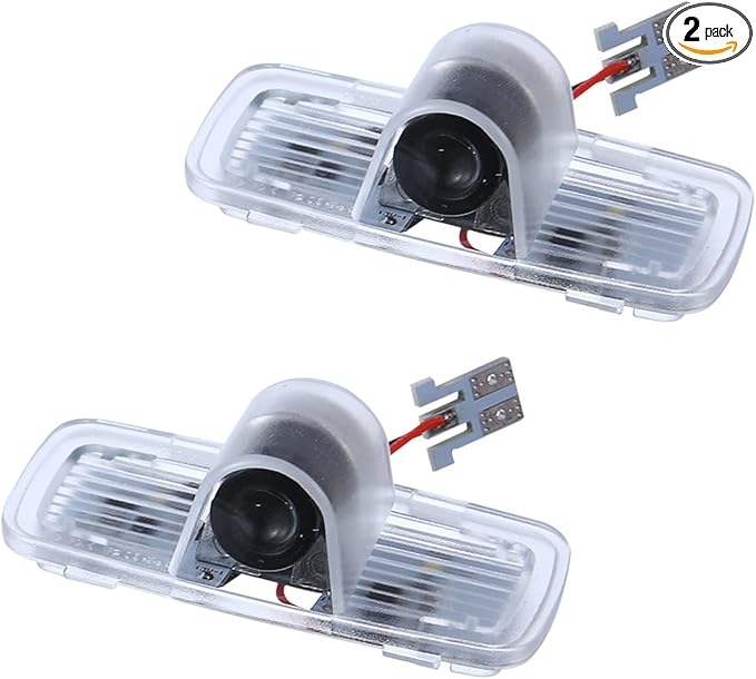 Non-Fading Car Door LED Logo Projector Welcome Lamp Door Light Puddle Lights Kit Compatible with Accessories Accord 2003-2022 (Red, Accord, 2003–2012)