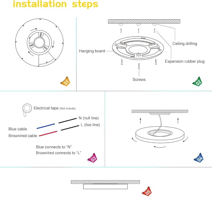 LightingWill 12 Inch LED Flush Mount Ceiling Light Fixture, 2800K Warm White, 3200LM, 24W, Flat Modern Round Lighting Fixture, 240W Equivalent White Ceiling Lamp for Kitchens, Bedrooms.etc.
