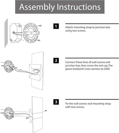 ChangM Modern Wall Sconce 12W, Set of 4 LED Wall Lamp Cool White Acrylic Material Hardwired Wall Mounted Wall Lights