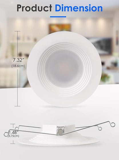 Energetic 5CCT Retrofit Recessed Ceiling Lighting (24 Pack, 5/6 inch)