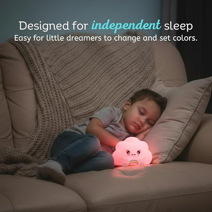 Lumipets Cloud Squishy Night Light for Kids | Soft Silicone Bedside Mood Lamp with Remote & Tap Control | Rechargeable Color Changing Night Light for Boys & Girls | Portable Nightlight with USB Cord