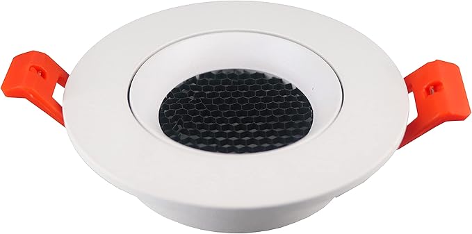 YIPANGUANG 2PCS OF PACK Led Ceiling Anti-glare Downlight Fixture LAMP Shades for GU10 MR16 Bulb (no bulb)