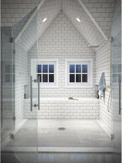HALO SHOWERLIGHT WH TRM GLS LNS 6IN RE-6150WH-6PK