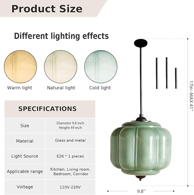 Antique Black Milk Glass Ceiling Light Fixture - 9.8 Inch Vintage Semi Flush Mount Pendant Light for Kitchen, Hallway, Bedroom, Dining Room