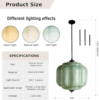 Antique Black Milk Glass Ceiling Light Fixture - 9.8 Inch Vintage Semi Flush Mount Pendant Light for Kitchen, Hallway, Bedroom, Dining Room