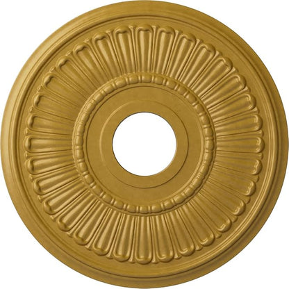 Ekena Millwork CM16MLIGS 16"OD X 3 5/8"ID X 3/4"P Melonie Ceiling Medallion Fits Canopies Up to 6 3/8", Iridescent Gold