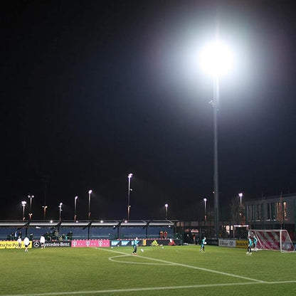 600W LED Stadium Flood Light Outdoor, 3300W Equivalent, 48000LM Super Bright LED Exterior Arena Light, IP66 Waterproof, 6000K Daylight White, Commercial Lighting for Sports Fields and Counts