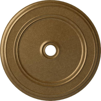 Ekena Millwork CM41CLPAS Classic Ceiling Medallion, Pale Gold, 41 1/8"OD x 4"ID x 2 1/8"P