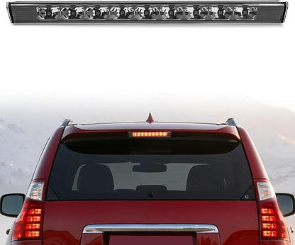 Nilight Third Brake Light Tail High Mount 3rd Stop Lights Smoked Lens Compatible with Toyota XA40 2013-2018 and GX460 2010-2019 Van SUV Rear Center Cab Lamp