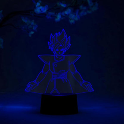 Otaku Lamps Fuzed Zamasu Dragon Ball Super – Anime Lamp Figure Night Light, 16 Color RGB LED – Remote, 3D Anime Room Décor Gift for Otaku