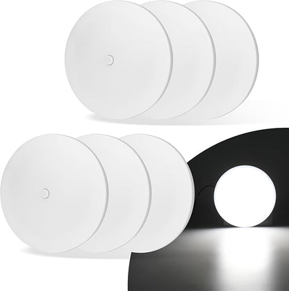 RV Light Interior 12V, 5Inch RV Ceiling Dome Light, LED Puck Lighting with ON/Off Switch, 700LM Camper Lighting Fixture for Boat Camper Trailer Car (Cool White 6Pack)