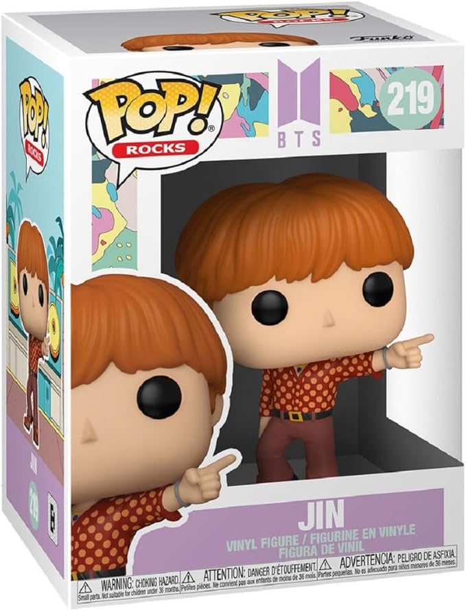 Funko Pop Rocks: BTS - Dynamite - Jin, Standard - Collectable Vinyl Figure - Gift Idea - Official Merchandise - Toys for Kids & Adults - Music Fans - Model Figure for Collectors and Display