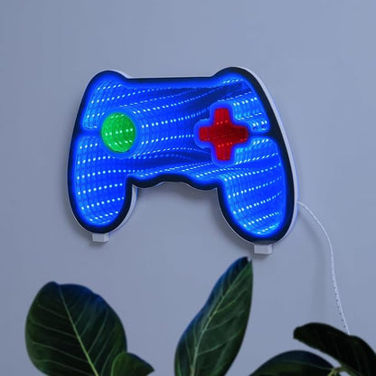 Light Up Your World! Wireless Express Neon Art Signs (5 Unique Styles) - Desktop & Wall Décor. Perfect for Bedrooms, Dorm Rooms, Office (New Gamer)