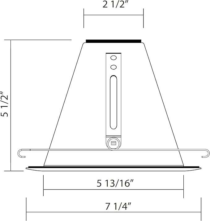 NICOR Lighting 6 inch Clear Reflector Cone with White Trim, Fits 6 inch Housings (17552A)