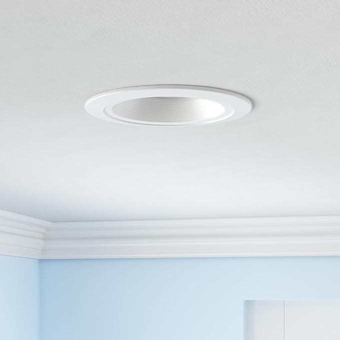 HALO RL 5/6 in LED Recessed Light Retrofit Selectable CCT 2700K, 3000K 3500K 4000K 5000K Dimmable Dim to Warm 900/1200 Lumens Wet Location Indoor Outdoor Ceiling Downlight RL56LS9FSD2W1EWH