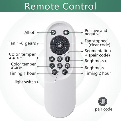 Low Profile Ceiling Fan with Remote &APP Control, Quiet Motor & Dimmable LED Light, Black Flush Mount Ceiling Fan for Bedroom (6-Speed Timer)