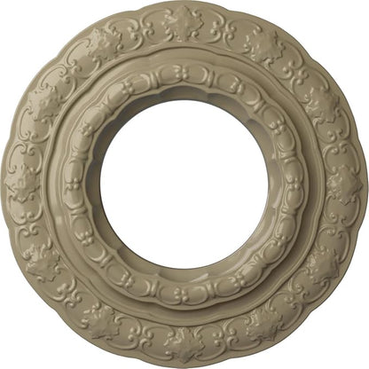 15 3/8"OD x 7"ID x 1"P Lisbon Ceiling Medallion (Fits Canopies up to 7"), Hand-Painted Gobi Desert