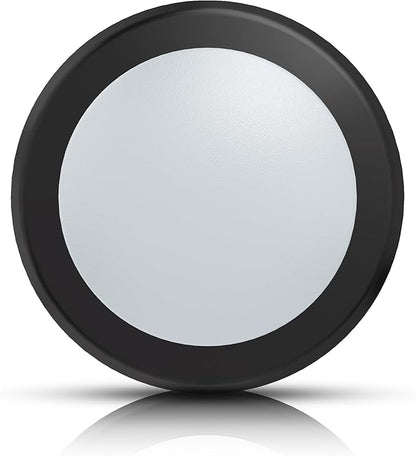 ECOELER 5/6” LED Disk Lights, Dimmable Flush Mount Ceiling Light Fixture, 3000K Warm White, 16.5W, 1000LM, Black Trim Low Profile Surface Mount, ETL & FCC Listed