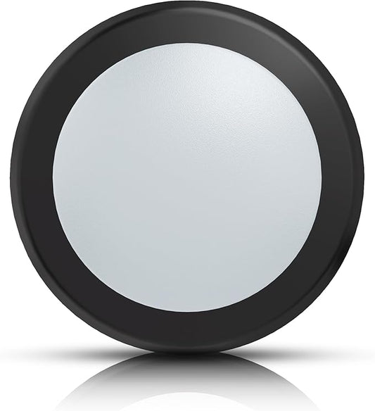 ECOELER 5/6” LED Disk Lights, Dimmable Flush Mount Ceiling Light Fixture, 3000K Warm White, 16.5W, 1000LM, Black Trim Low Profile Surface Mount, ETL & FCC Listed