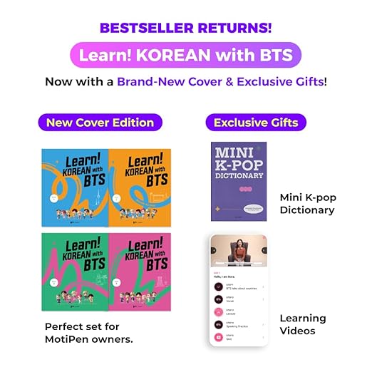 Learn! Korean with BTS New Cover Edition - Book Only