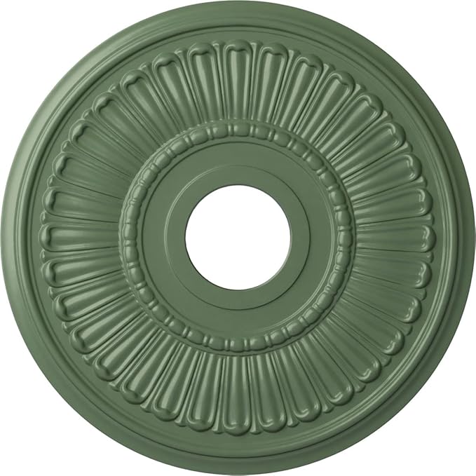 Ekena Millwork Melonie Ceiling Medallion, Athenian Green