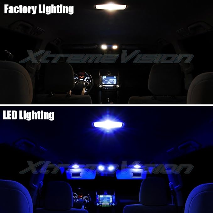 XtremeVision Interior LED for Acura MDX 2001-2006 (14 Pieces) Blue Interior LED Kit + Installation Tool