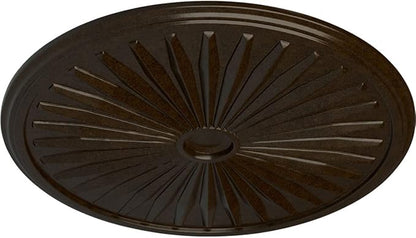 Ekena Millwork CM33LEBZS Leandros Ceiling Medallion, Bronze, 33-1/8" x 3-1/2" x 1-3/8"