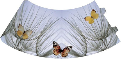 Royal Designs Vellum Tea Light Paper Wine Glass Lampshade, Orange Butterfly, Set of 20 (TLS-1004A-20)