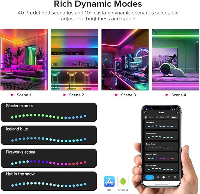 BTF-LIGHTING DR03W SPI RGB 2.4G WiFi Controller Tuya APP/Smart Life/Google Home/Alexa Control Support WS2812B WS2811 WS2815 etc Addressable LED Strip Work with WR01RF RC03RFB RF Remote