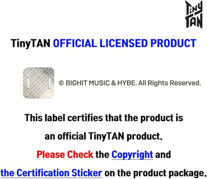 BTS Merchandise Official Licensed Kpop Merch - TinyTAN Character Daily Portable Detachable Pill Organizer Dispenser Vitamin Case Medicine Box (Butter)