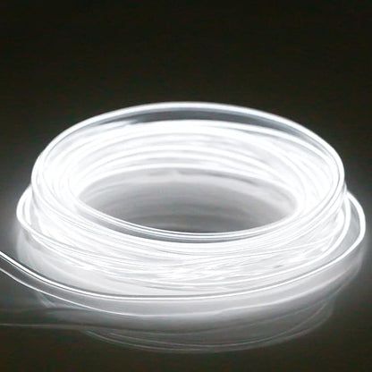 El Wire Lights - White Neon Car Interior Led Strip Light, 16FT/5M USB 5V for Car, Garden, Party Decoration