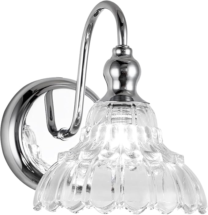 Chrome Wall Sconces Bathroom Vanity Light Light Fixtures Modern Vanity Lighting Fixtures Wall Light for Bedroom Dinning Room Bathroom