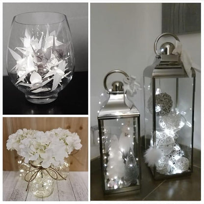 SOCO 12 Pack Fairy Lights Battery Operated, 7ft 20 Led Mason Jar Lights, Waterproof Fireflynew