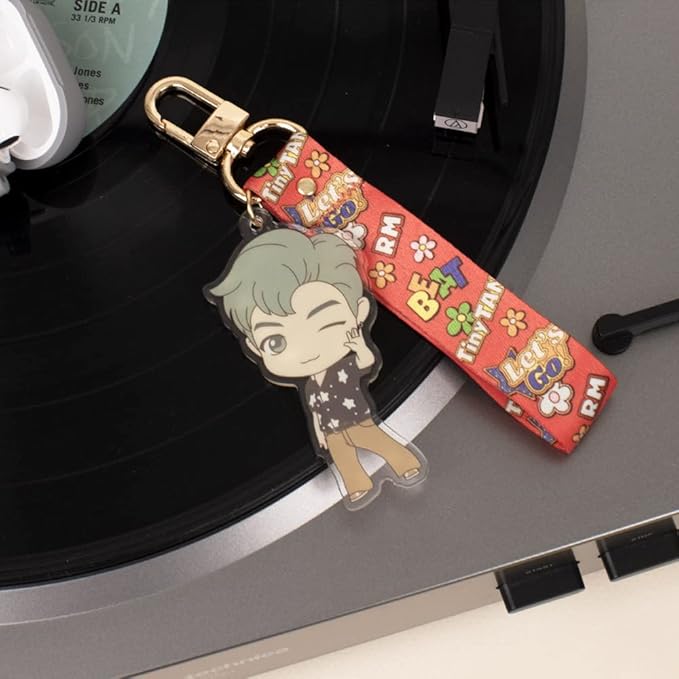 BTS TinyTan Dynamite Acrylic Strap Keyring Key Chain Accesssories (RM)