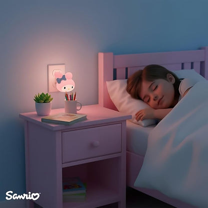 Ukonic Sanrio My Melody Face Plug-in Nightlight, LED Mood Light