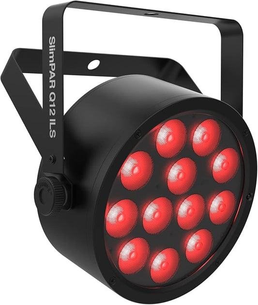 Low-profile, high-output quad-color (RGBA) LED Par compatible with ILS