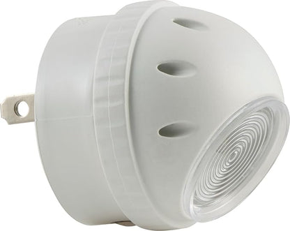 GE Rotating Plug in Night Light, Home Decor, Apartment Essentials, LED Lights for Bedroom, Ambient Lighting, Dusk to Dawn Sensor, Nightlight, Bathroom, Dorm Room, 1 Pack 50310