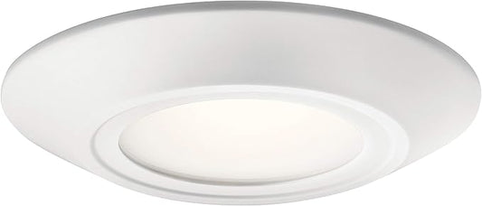 Kichler Lighting Horizon 6.5" 3000K LED Downlight with Glass Diffuser in White Finish