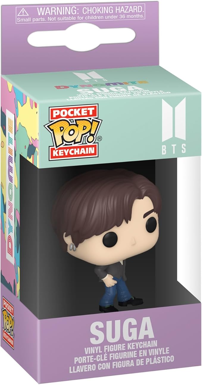 Funko POP Keychain: BTS - Dynamite - Suga, Multicolor