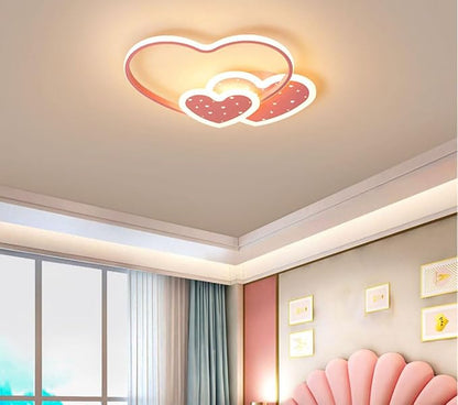 Led Modern Ceiling Light Fixture Kids Room Flush Mount Dimmable Ceiling Lights with Remote Cartoon Ceiling Lamp for Girl Boy Baby Living Room Bathroom Kitchen