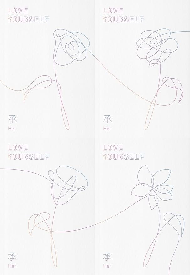 BTS - LOVE YOURSELF 承 [Her] [Random ver.] +Photobook+Photocard+Official Poster+Extra Photocard